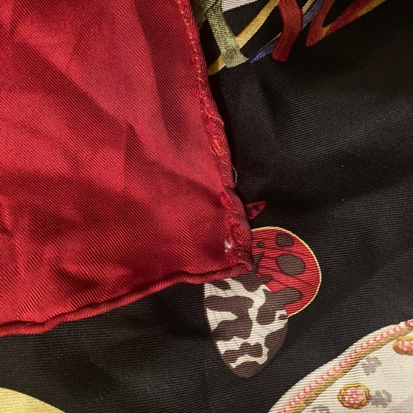 Salvatore Ferragamo vintage silk scarf shoes print - Picture 4 of 4